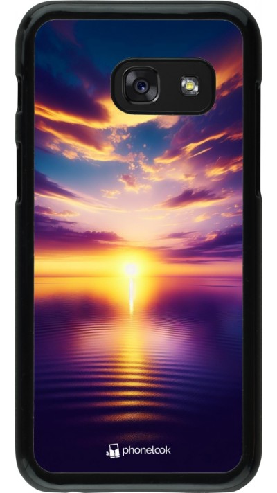Samsung Galaxy A3 (2017) Case Hülle - Sonnenuntergang gelb violett