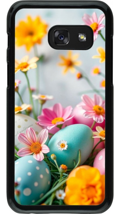 Samsung Galaxy A3 (2017) Case Hülle - Easter 2026 Eggs with flowers