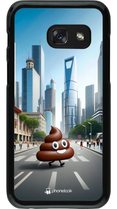 Coque Samsung Galaxy A3 (2017) - Emoji Caca walk