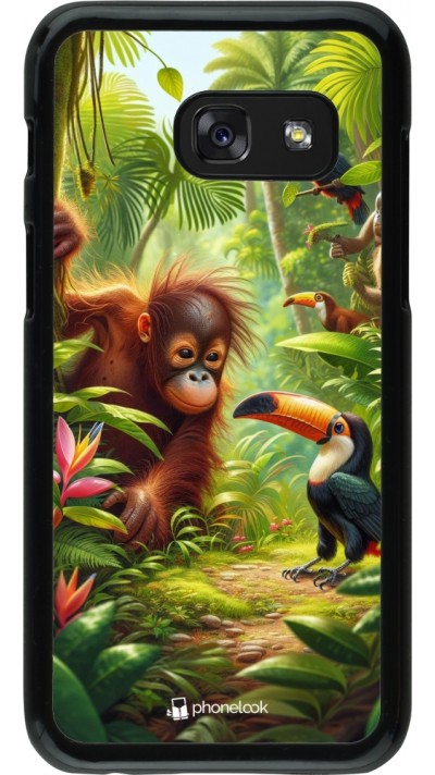 Samsung Galaxy A3 (2017) Case Hülle - Tropischer Dschungel Tayrona