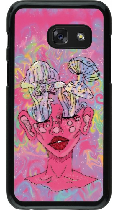 Samsung Galaxy A3 (2017) Case Hülle - Psychedelic pink mushroom