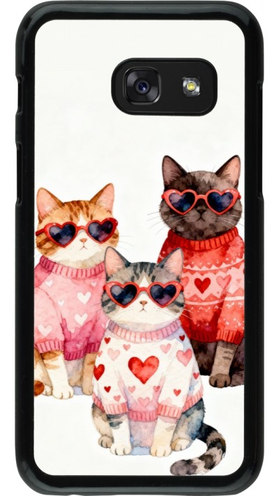 Samsung Galaxy A3 (2017) Case Hülle - Saint Valentines Day 26 Cat Love
