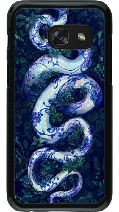 Samsung Galaxy A3 (2017) Case Hülle - Snake Blue Anaconda