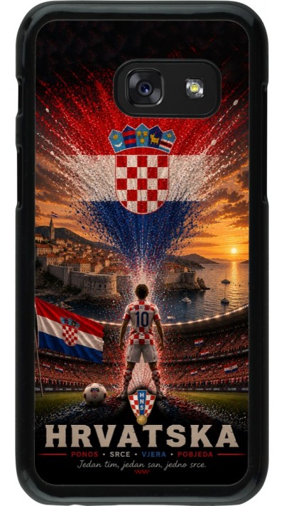Samsung Galaxy A3 (2017) Case Hülle - Fussball Kroatien splash 2026