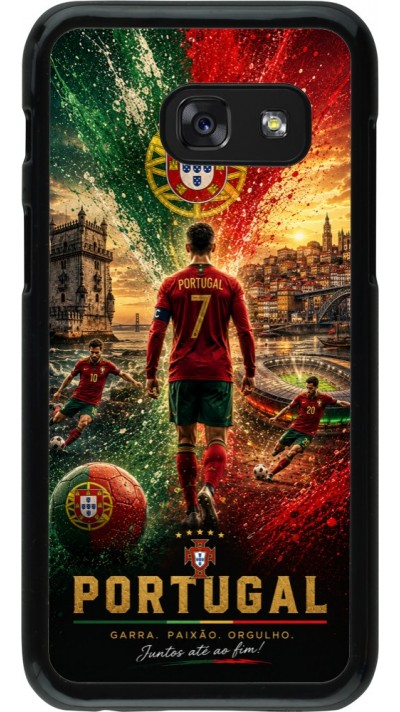 Samsung Galaxy A3 (2017) Case Hülle - Fussball Portugal splash 2026
