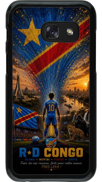 Samsung Galaxy A3 (2017) Case Hülle - Fussball Demokratische Republik Kongo splash 2026
