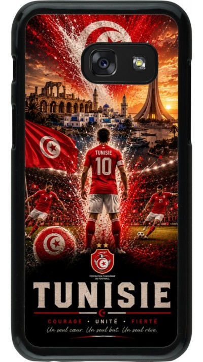 Samsung Galaxy A3 (2017) Case Hülle - Fussball Tunesien splash 2026