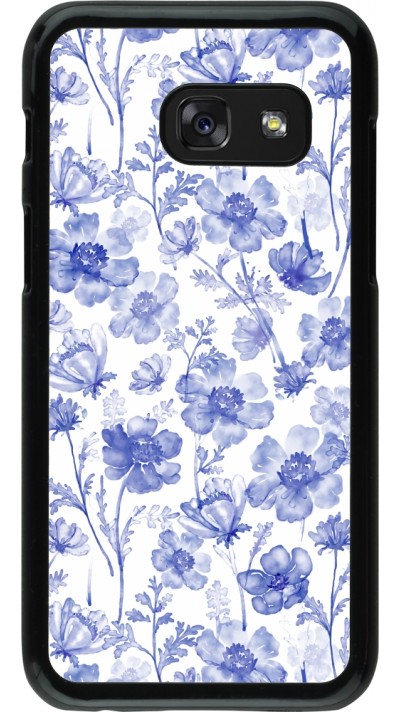 Samsung Galaxy A3 (2017) Case Hülle - Spring 23 watercolor blue flowers