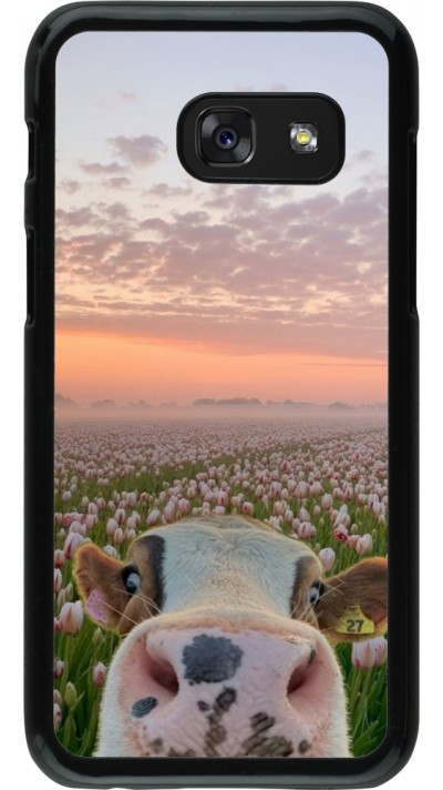 Samsung Galaxy A3 (2017) Case Hülle - Cow with tulips Spring 2026