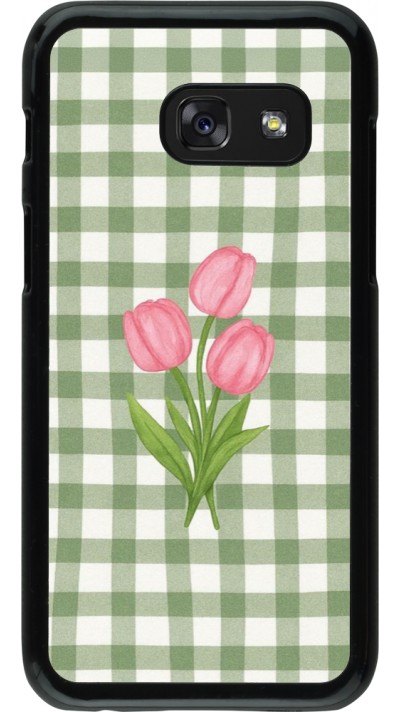Samsung Galaxy A3 (2017) Case Hülle - Green vichy tulips Spring 2026