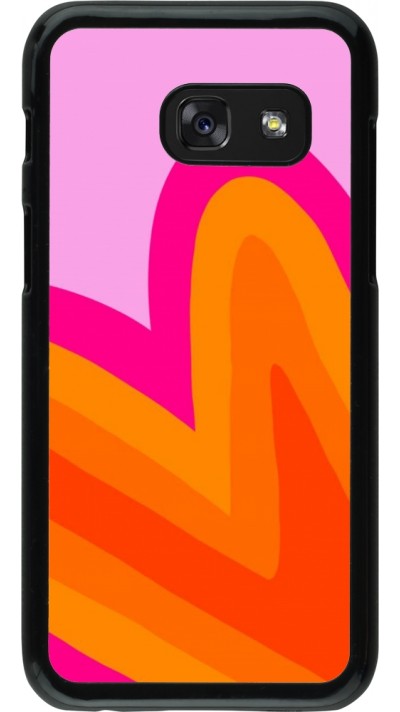 Samsung Galaxy A3 (2017) Case Hülle - Valentine 2024 heart gradient
