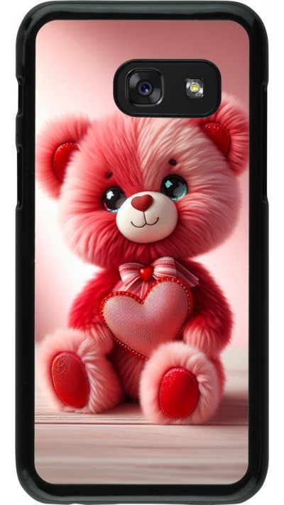 Samsung Galaxy A3 (2017) Case Hülle - Valentin 2024 Rosaroter Teddybär