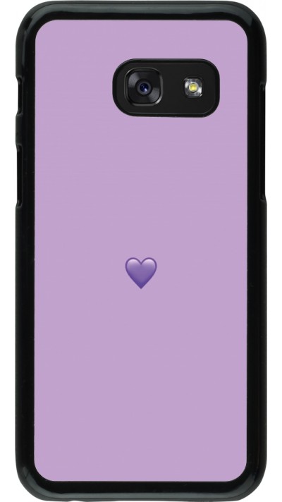Samsung Galaxy A3 (2017) Case Hülle - Valentine 2023 purpule single heart