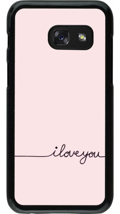 Samsung Galaxy A3 (2017) Case Hülle - Valentine 2023 i love you writing