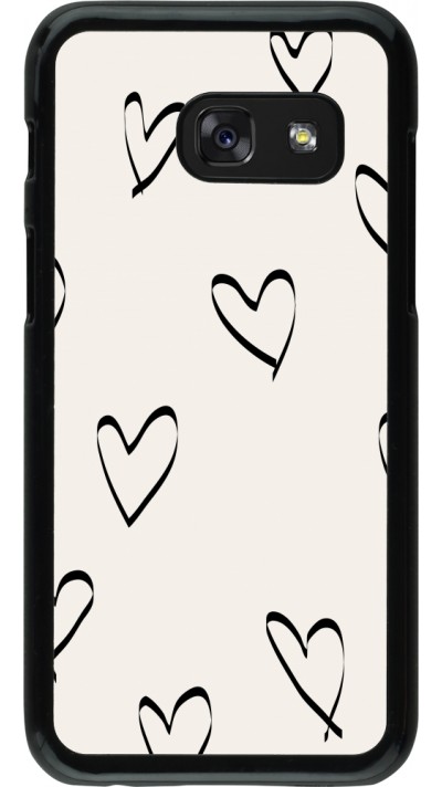 Samsung Galaxy A3 (2017) Case Hülle - Valentine 2023 minimalist hearts