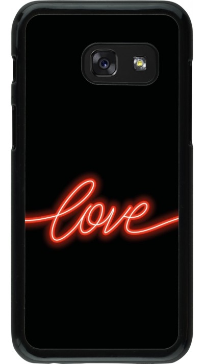 Samsung Galaxy A3 (2017) Case Hülle - Valentine 2023 neon love