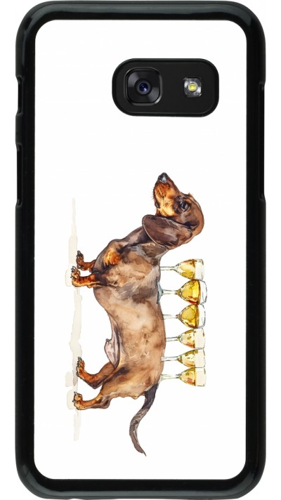 Samsung Galaxy A3 (2017) Case Hülle - Wine Teckel