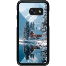 Samsung Galaxy A3 (2017) Case Hülle - Winter 25 Winter house forest day