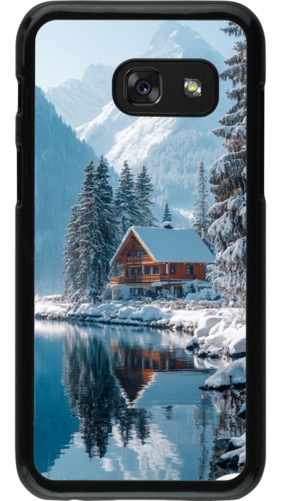 Samsung Galaxy A3 (2017) Case Hülle - Winter 25 Winter house forest day