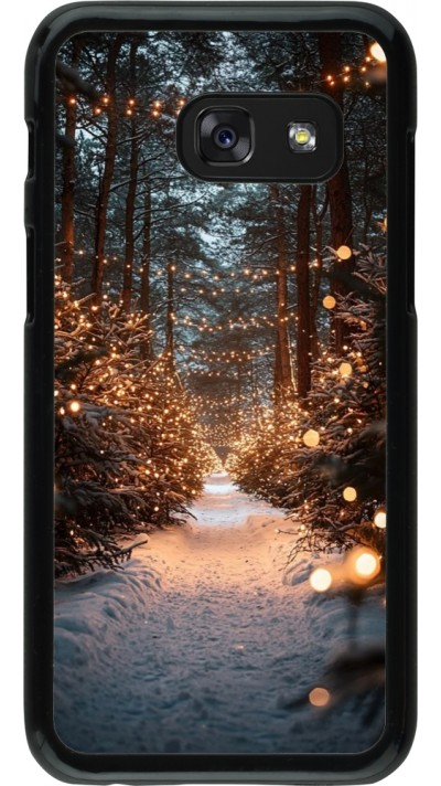 Samsung Galaxy A3 (2017) Case Hülle - Winter 25 Winter snowy road