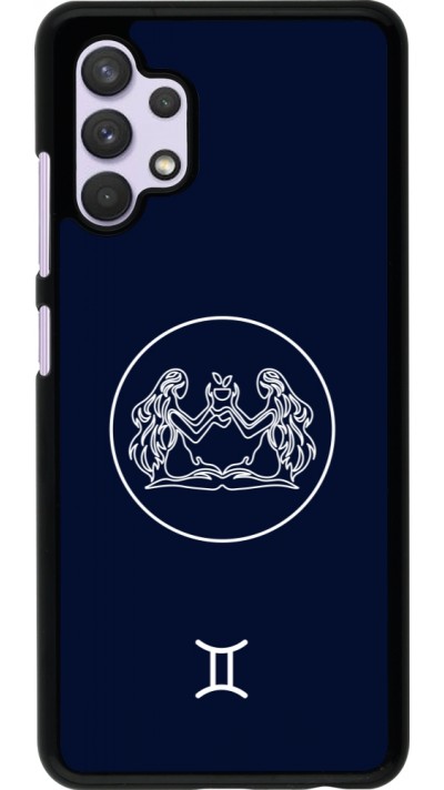 Samsung Galaxy A32 Case Hülle - Astrologie Zwillinge