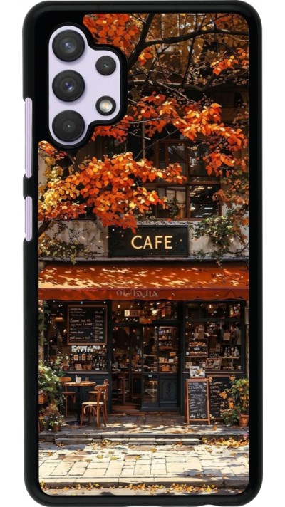 Samsung Galaxy A32 Case Hülle - Autumn 25 Coffee shop