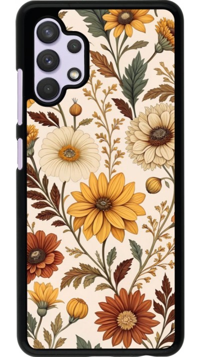 Samsung Galaxy A32 Case Hülle - Autumn 25 Flower pattern