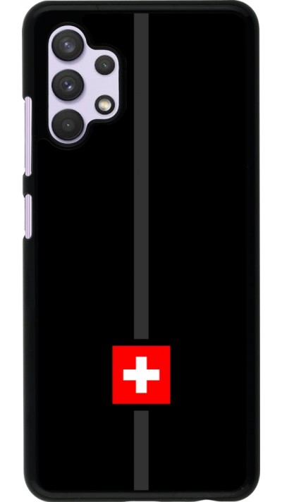 Coque Samsung Galaxy A32 - Canton CH noir