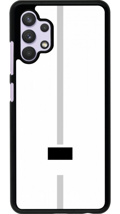 Coque Samsung Galaxy A32 - Canton FR blanc