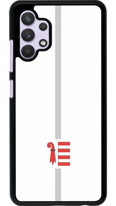 Coque Samsung Galaxy A32 - Canton JU blanc