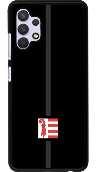 Coque Samsung Galaxy A32 - Canton JU noir