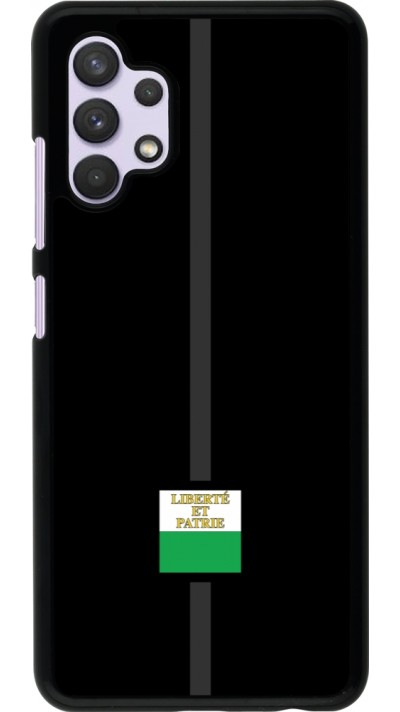 Coque Samsung Galaxy A32 - Canton VD noir