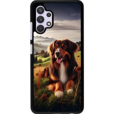 Samsung Galaxy A32 Case Hülle - Hund Land Schweiz