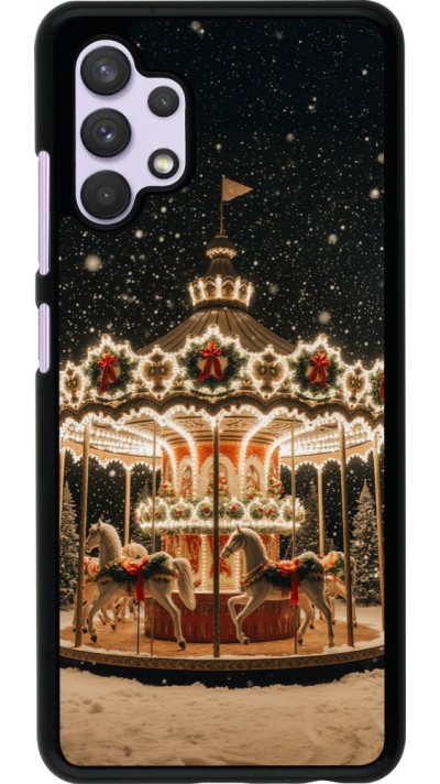 Samsung Galaxy A32 Case Hülle - Christmas 25 Carousel