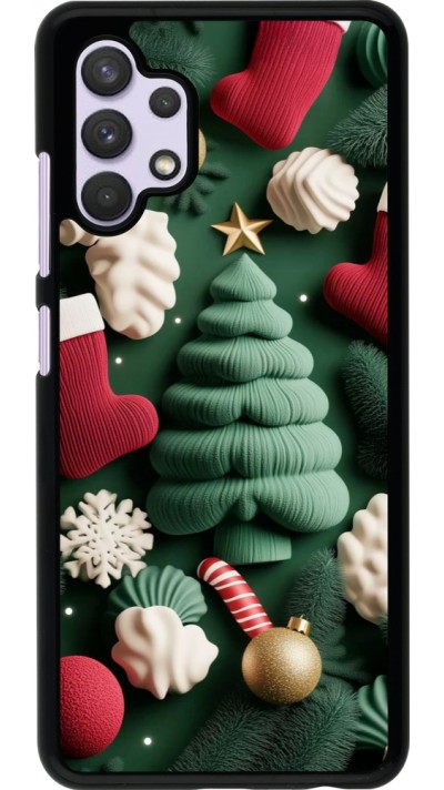 Samsung Galaxy A32 Case Hülle - Christmas 25 Christmas textiles