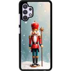 Samsung Galaxy A32 Case Hülle - Christmas 25 Nutcracker Snow
