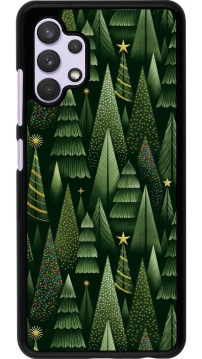 Samsung Galaxy A32 Case Hülle - Christmas 25 Pattern Xmas Tree