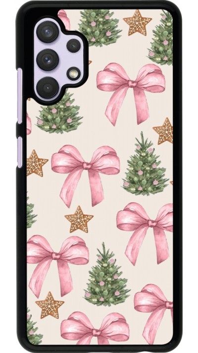 Samsung Galaxy A32 Case Hülle - Christmas 25 Vintage Ribbons