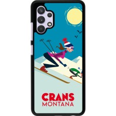 Samsung Galaxy A32 Case Hülle - Crans-Montana Ski Downhill