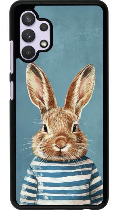Samsung Galaxy A32 Case Hülle - Easter 2026 Rabbit navy