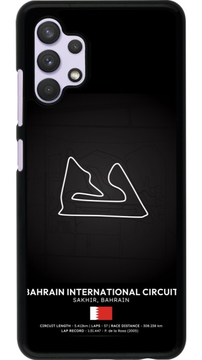 Samsung Galaxy A32 Case Hülle - F1 Track 2025 Bahrain