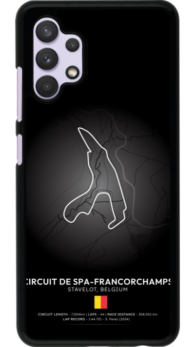 Samsung Galaxy A32 Case Hülle - F1 Track 2025 Belgium