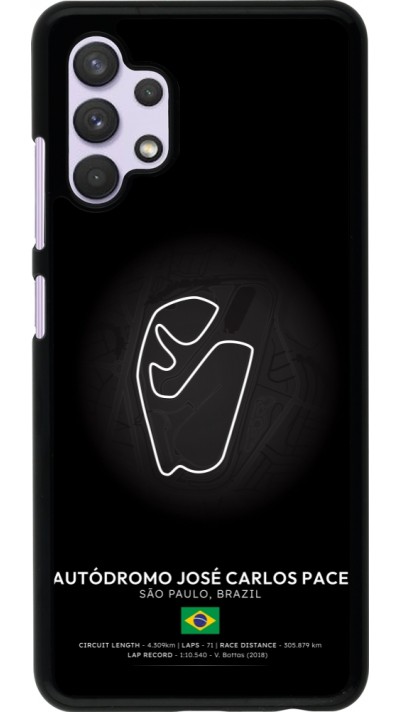 Samsung Galaxy A32 Case Hülle - F1 Track 2025 Brazil