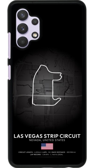 Samsung Galaxy A32 Case Hülle - F1 Track 2025 Las Vegas