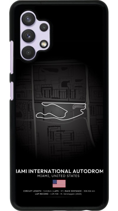 Samsung Galaxy A32 Case Hülle - F1 Track 2025 Miami