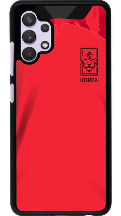 Samsung Galaxy A32 Case Hülle - Südkorea 2022 personalisierbares Fussballtrikot