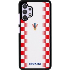 Samsung Galaxy A32 Case Hülle - Kroatien 2026 personalisierbares Fussballtrikot
