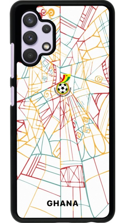 Samsung Galaxy A32 Case Hülle - Ghana 2026 personalisierbares Fussballtrikot