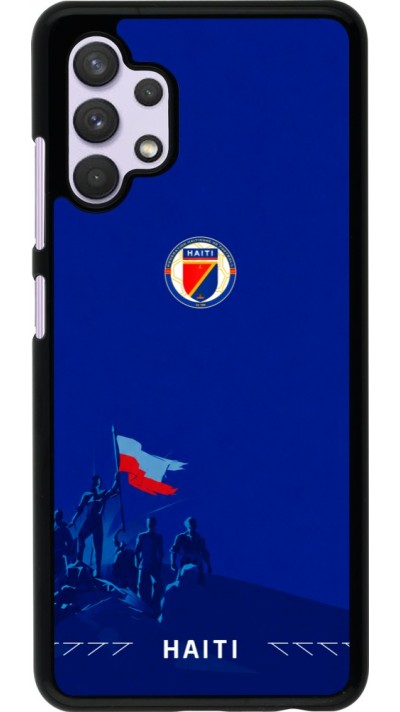 Samsung Galaxy A32 Case Hülle - Haiti 2026 personalisierbares Fussballtrikot