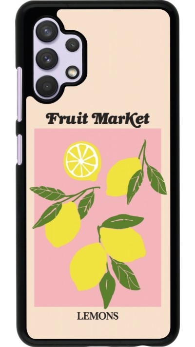 Samsung Galaxy A32 Case Hülle - Fruit market lemons 2026